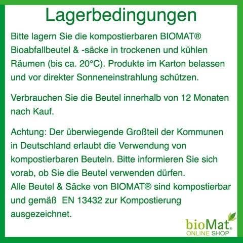 bioMat 4 Gallon Compostable Food Scrap Bags, 25 Count - Image 3