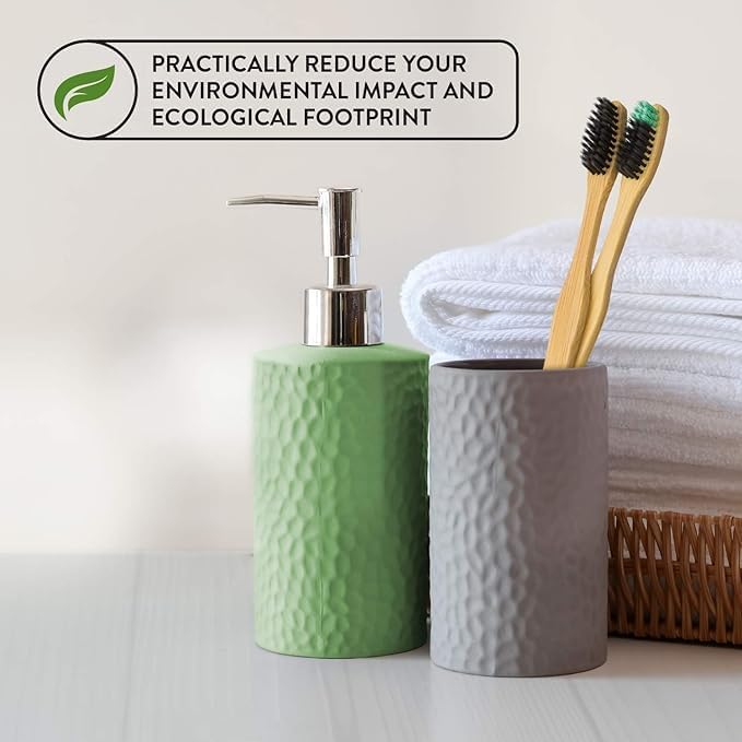 Lindo EcoGrip Bamboo Toothbrush - Eco-Friendly (Neutral) - Image 4