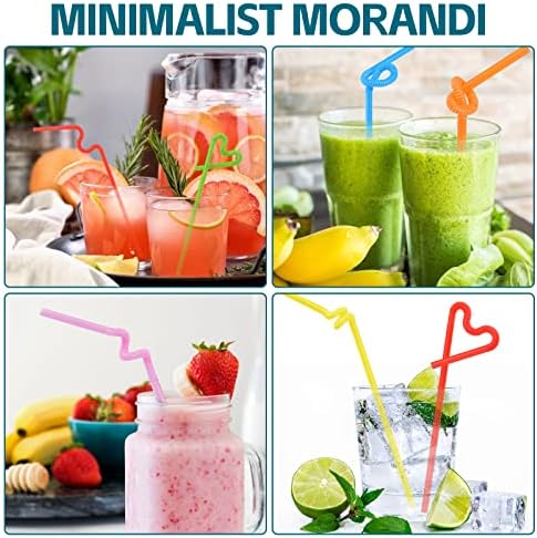 [Individually Wrapped] 200 Pcs Colorful Flexible Plastic Straw - Image 7