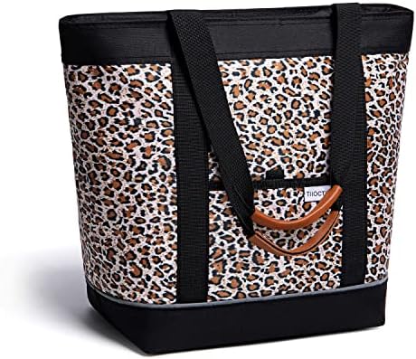 Insulated Cooler Bag Reusable Grocery Tote Bags Transport Large Lunch Box for Women by TIIOCTI