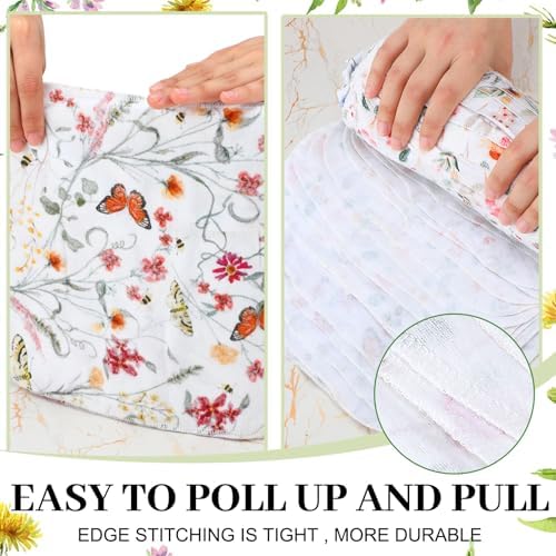 36 Pack Reusable Kitchen Cloths Cotton Towels, Vintage Wildflower - Image 5
