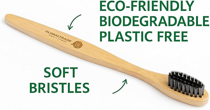 Eco-Friendly Bamboo Personal Care Set – Hair Brush, Massage Brush, Facial Brush, Toothbrush, Reusable Cotton Pads & Storage Bags – Sustainable Zero Waste Gift for Women & Men