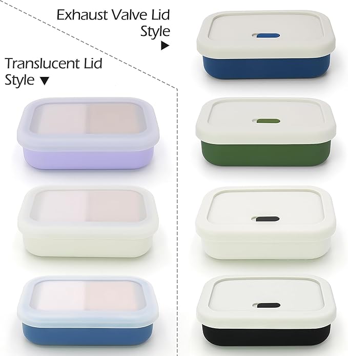 Enhanced Leakproof Silicone Travel Shampoo bar Holder, Shampoo and Conditioner Bar Container, Soap Box for Handmade Soap, Shatterproof Soap Holder for Save Soap (Clear&Violet)