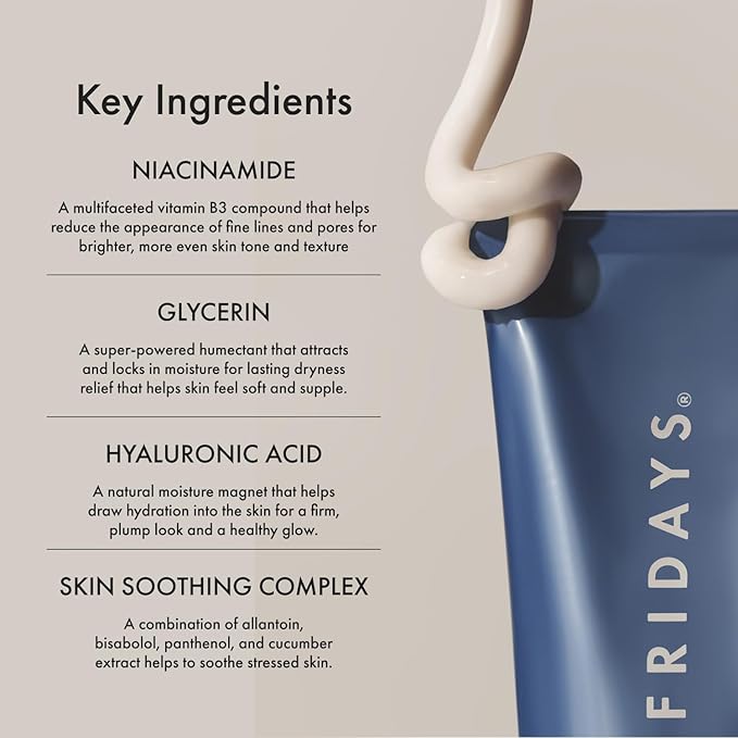 Summer Fridays Jet Lag Mask Mini - Hydrating Face Moisturizer + Mask - Enriched with Hyaluronic Acid, Niacinamide, Glycerin + Antioxidants Helps Nourish Skin for a Renewed + Radiant Complexion (1 Oz)