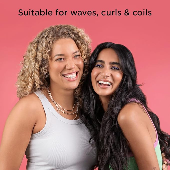 Noughty Wave Hello Curl Defining Large Shampoo (33.8fl.oz), Vitamin Rich Formula for Curly and Wavy Hair, 97% Natural Bulk Shampoo 33.8 oz, Sulfate Free, Vegan