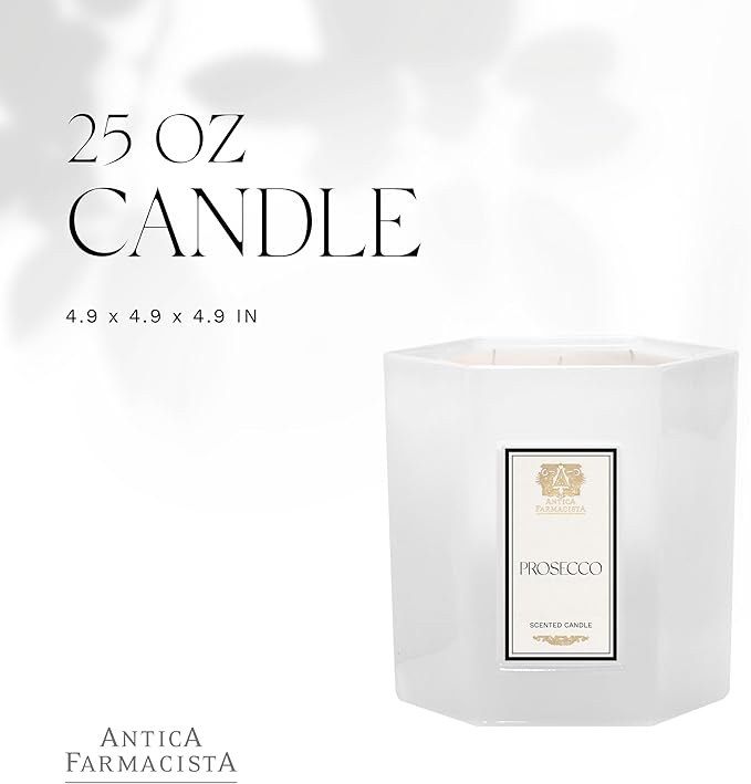 Antica Farmacista Three-Wick Candle - Decorative Home Candle - Long-Lasting & Premium Scented - Luxury Gift - Prosecco, 25 oz