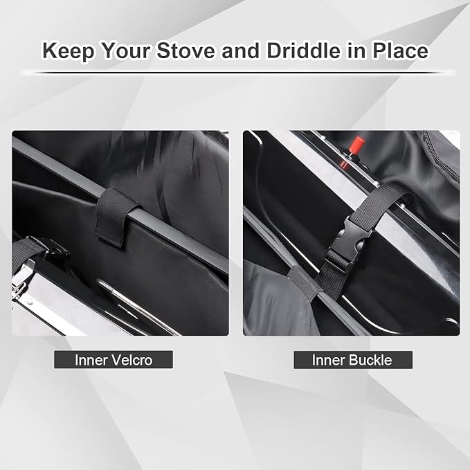 i frmmy Premium Camp Stove Carry Case with 0.4 inch Thicken Pearl Foam, Excellent Protection for Coleman 2-Burner Gas Stove