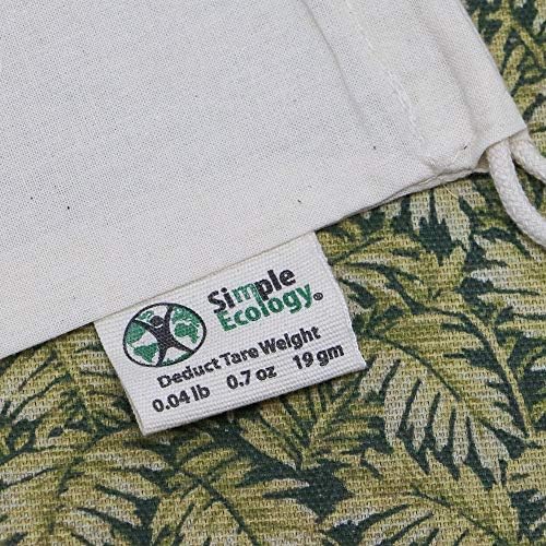 Simple Ecology Reusable Grocery Produce Shopping and Storage Bags, Organic Cotton Muslin, Small 3 pack - Image 4