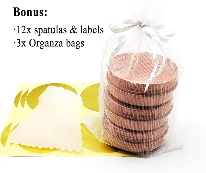 12pcs 1oz 30ml Aluminum Tin Jar, 30g Refillable Makeup Container, 30 Gram Screw Lid Round Can Sample Pot Travel for Cosmetic DIY Handmade Lip Balm Cream Salve Toner Candle Paint, Matte-Pink