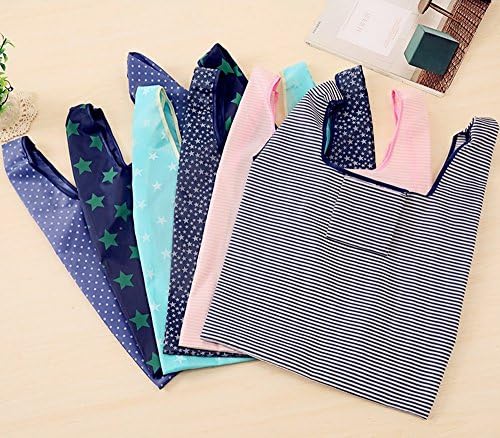 Kaxich Reusable Grocery Shopping Bags - Foldable Eco-friendly Shopper Tote Bags (4 Pack) Waterproof & Machine Washable - Image 3
