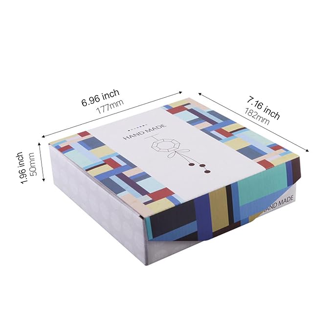 Handmade Solid Dish Soap Gift Set – 4 Vegan Bars in Korean Traditional Design Box