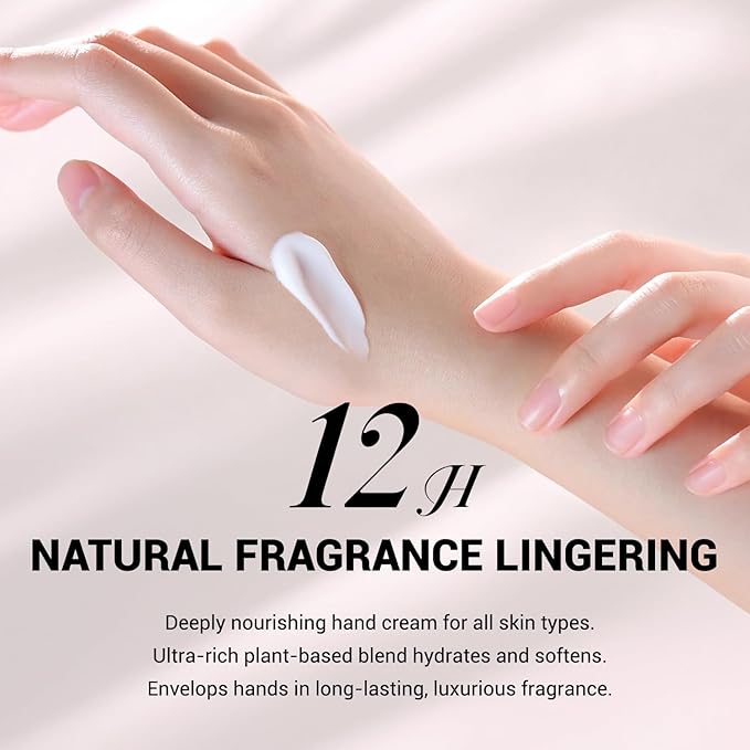 spa luxetique Hand Cream Set Gifts for Women Travel Size Hand Lotion for Dry Cracked Hands, Stocking Stuffers for Women Christmas Gifts Thanksgiving Birthday Sets 6 x 1.0 oz/30ml