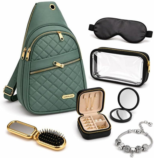 Spicy Tabanca Women's 7-Piece Travel Essentials Gift Set by SpicyTabanca