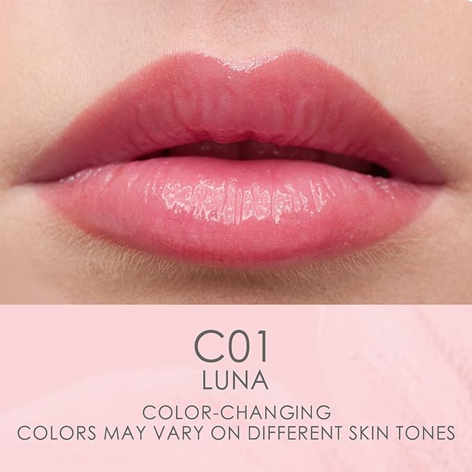 CATKIN Lip Balm Color Tinted Lipstick Ultra Hydrating Lip Deep Moistrurize Lip Care with Vitamin E Nourishing For Cracked & Dry Lips 0.12 oz 2pcs (01+10)