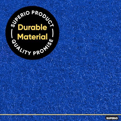 Scouring Pad Non-Scratching Scrubber Non-Scratch Cleaning Scrub Pads Heavy Duty Scouring Pad Reusable Kitchen Scrubbing Pad Pack of 36 Blue, by Superio - Image 3