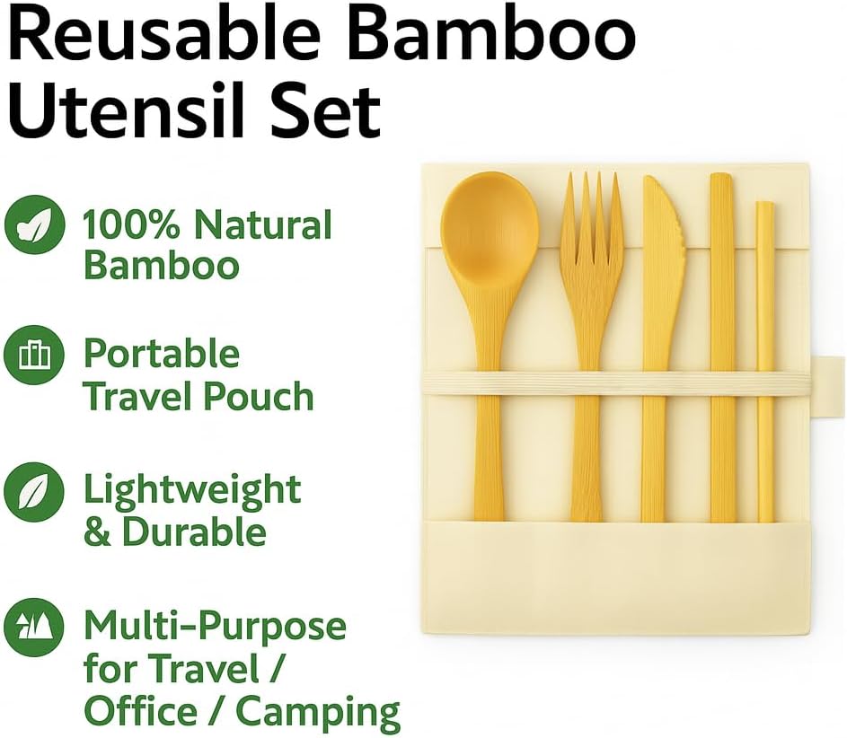 Everyday Reusables Kit – Sustainable On-the-Go Essentials