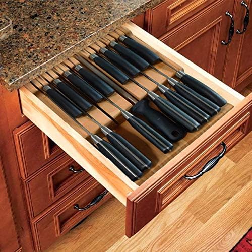 NIUXX Bamboo In-Drawer Knife Block Set for 16 Knives(Not Included) - Image 4