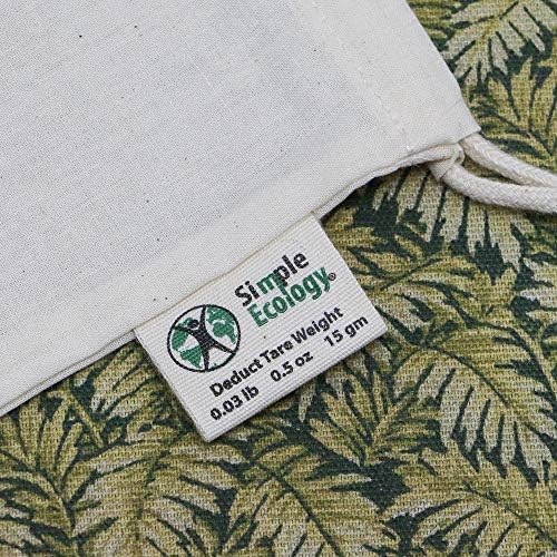 Simple Ecology Reusable Grocery Produce Shopping and Storage Bags, Organic Cotton Muslin, XSmall 3 pack - Image 4