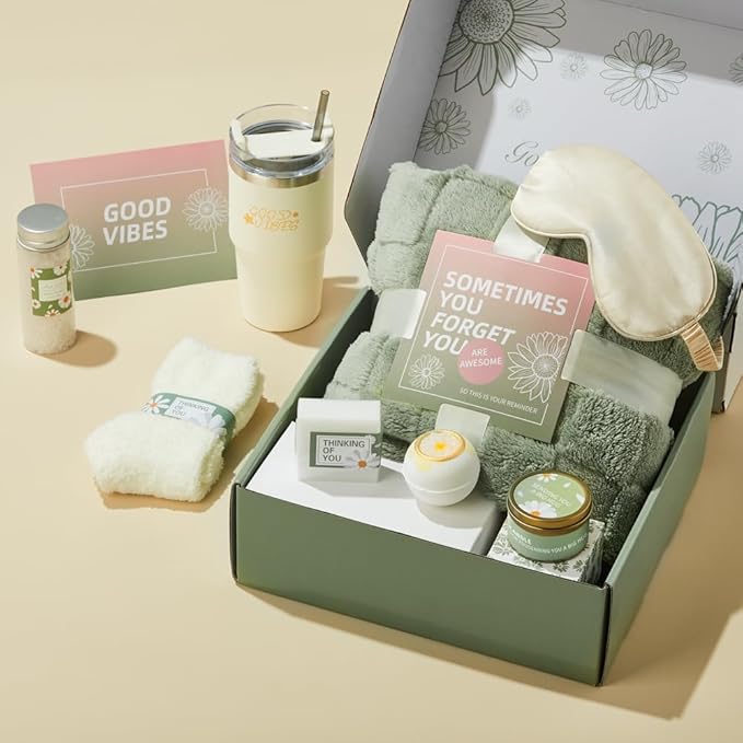 Gift Baskets for Women: The Perfect Care Package for Get Well, Unique Birthday, Relaxing Spa & Self-Care, or Thinking of You Gifts for Her