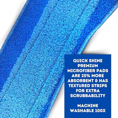 Quick Shine Spray Mop Micofiber Refill Pad 6 Pk, Washable & Reusable - Image 3