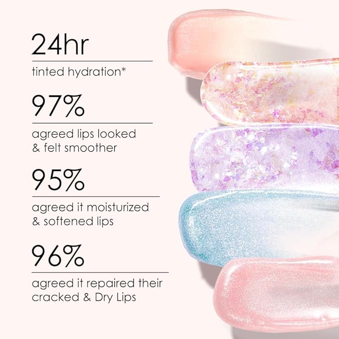 CATKINTinted Lip Balm Color Changing Lip Stain Ultra Hydrating Lip Moistrurizer Lip Care with Vitamin E Nourishing For Cracked & Dry Lips 0.12 oz C18 ISARO