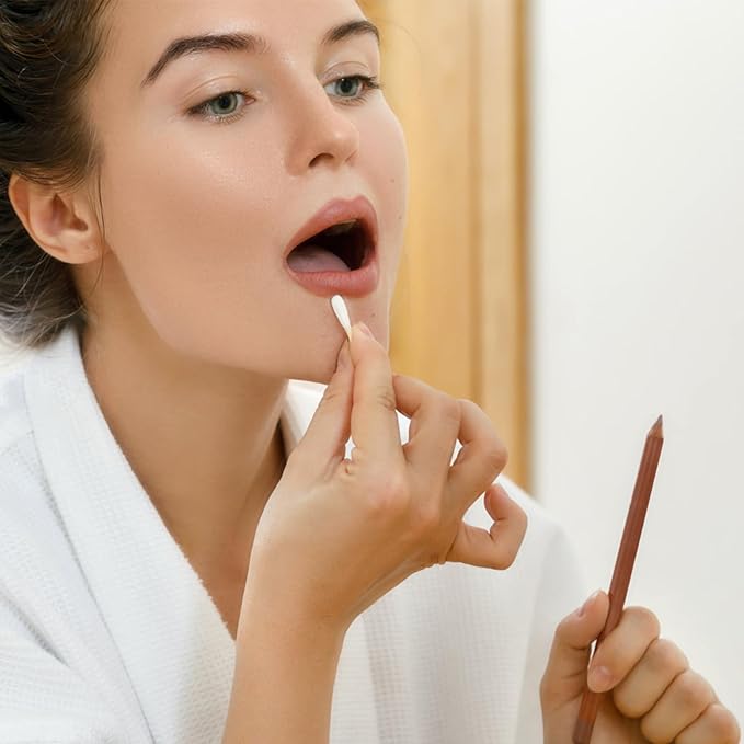 1000 Count Bamboo Cotton Swabs for Hygiene and Beauty Care – Double-Tipped, Biodegradable & Organic Cotton Buds | Eco-Friendly Natural Sticks for Ear Cleaning, Makeup, Pet Care & Ointment Application