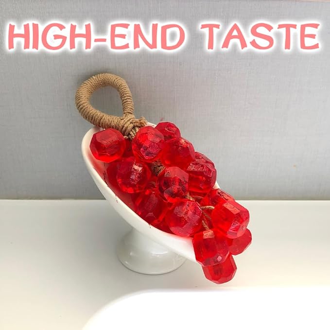 Handmade Grape Soap on a Rope, Natural Cold Process Cluster Soap Bar for Hand Wash and Bath, Decorative & Long Lasting Fragrance, Gift Set for Women Men (1, Tea tree)