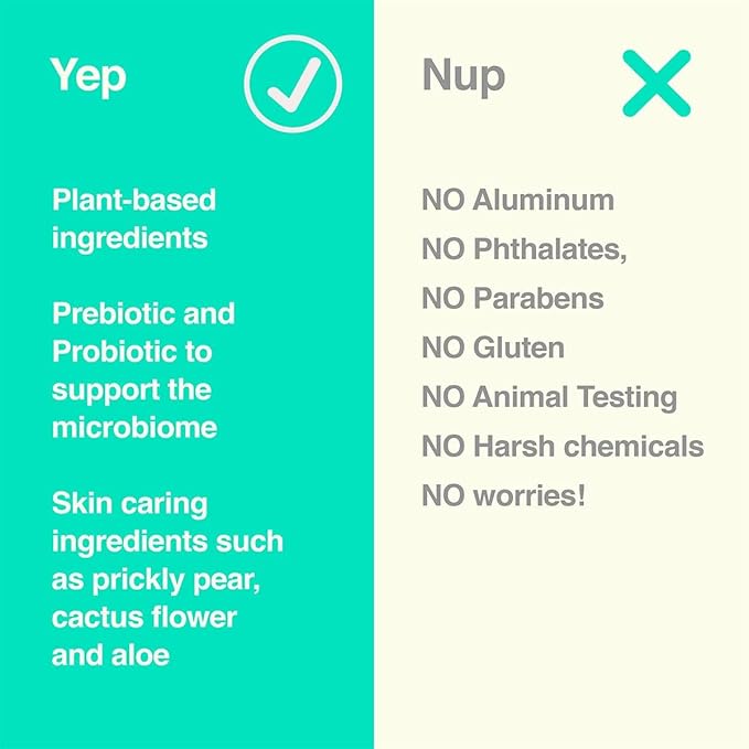 Hume Supernatural Probiotic Roll‑On Deodorant, Aluminum‑Free & Plant‑Based, Gentle on Sensitive Skin, Quick‑Drying, Long‑Lasting Sweat & Odour Protection for Teens & Adults Desert Bloom - 2-Pack