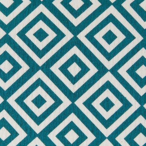 DII Swedish Dishcloths for Kitchen & Cleaning, Reusable, Machine Washable & Dishwasher Safe, Biodegradable, 7.75 x 6.75, Teal & White - Image 4