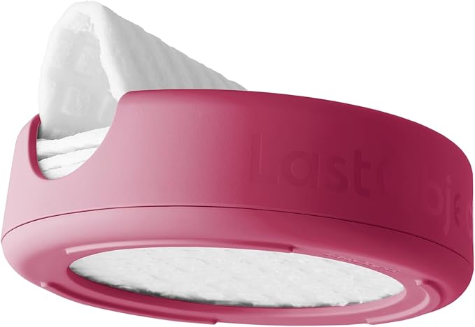 LastRound Reusable Makeup Remover Pads - 7 Washable Eco-Friendly Reusable Cotton Rounds for Face - Sustainable & Soft Cotton Face Pads for Facial Cleansing & Eye Makeup Removal - Travel Storage Case