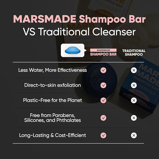 Rosemary Shampoo Bar 2.0 - Hydrating & Moisturizing Natural Hair Soap Bar Shampoo for Hair Volume & Scalp Nourishment - Bathing Soap Solid Shampoo for All Hair Types (120g, 4.23oz)