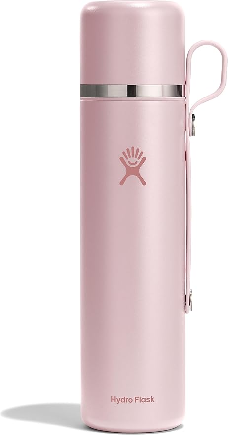 Hydro Flask Hot Flask & Cup – Insulated Stainless Steel, Hot Drink Travel Container for Coffee & Tea 36 Oz Trillium Pink