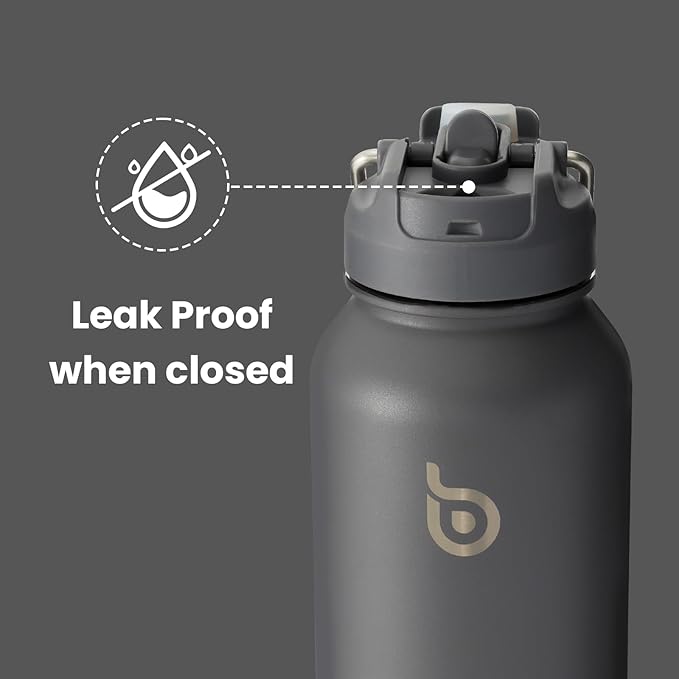 BOTTLE BOTTLE 40 oz sports water bottle stainless steel insulated water bottle with straw and pills holder