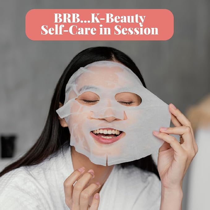 FACETORY Beauty Advent Calendar, 12 Day K-Beauty Skincare Gift Set with Hydrating and Soothing Sheet Masks, Perfect Holiday Gift for Women
