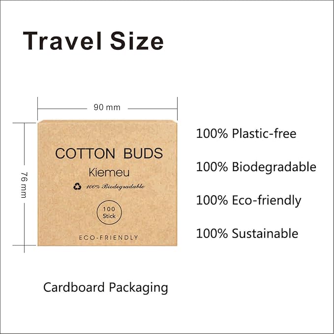 600 Count Bamboo Qtips Cotton Swabs With Wooden Sticks Q Tips For Ears Bamboo Cotton Buds Travel Qtips