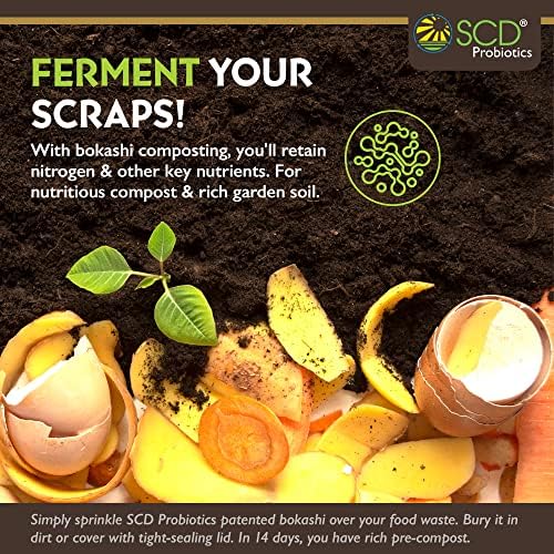 SCD Probiotics Bokashi Compost Starter, Accelerator, Odor Reducer - 6 lb - Image 3