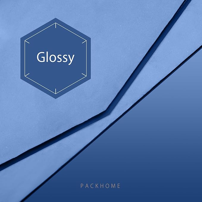 PACKHOME 6 Gift Boxes 9x6.5x3.8 Inches, Rectangle Collapsible Boxes with Magnetic Lids for Gift Packaging (Glossy Navy)