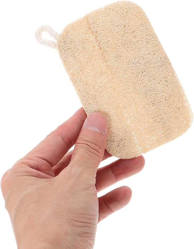 NOLITOY 10pcs Natural Loofah, Dishwashing Sponges Dish Scrubber for Washing