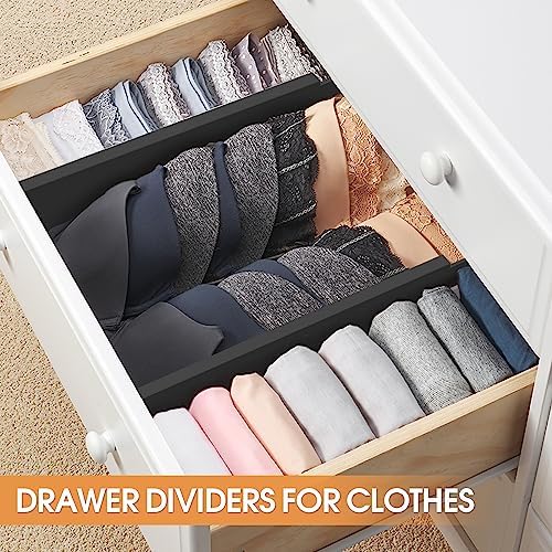 Bamboo Drawer Dividers, Adjustable Drawer Organizers, Fits 12.6–16" Drawers - Image 5