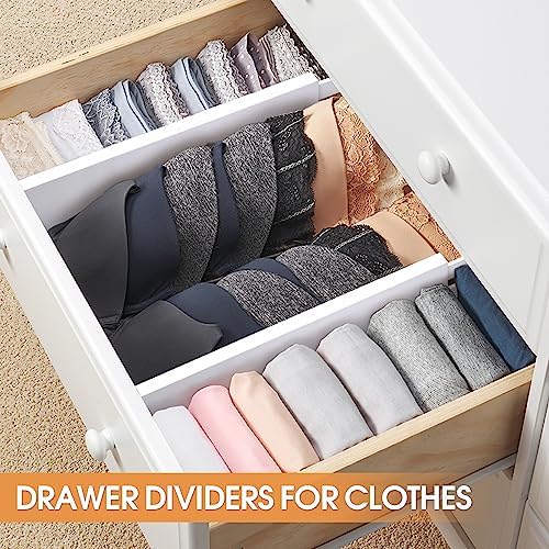 Bamboo Drawer Dividers, Adjustable Drawer Organizers, Fits 12.6–16" Drawers - Image 5