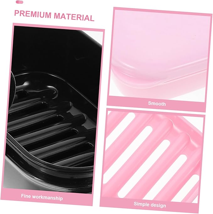 TOYANDONA 4Pcs Soap Case with Lid Travel Soap Holder for Camping Outdoor Bathroom Gym Lightweight Leakproof Container