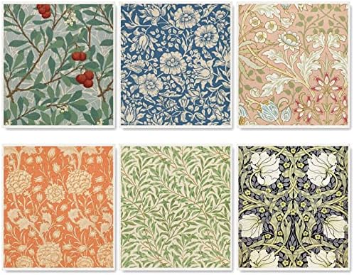 Whaline Vintage Floral Swedish Kitchen Dishcloth Dish Towel, 6 Pcs by Whaline