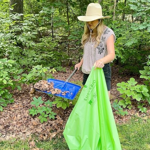 SUPERBIO 55 Gallon Compostable Yard Waste Bags - Image 3