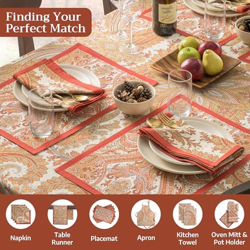 Maison d' Hermine Table Cloth Square Table Reusable 100% Cotton 54"x54" - Image 4