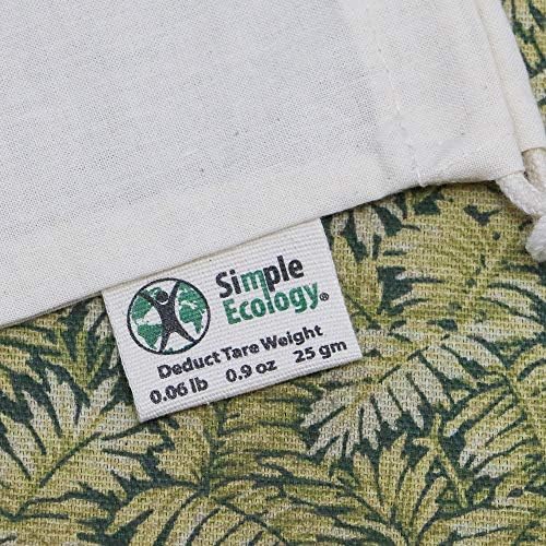 Simple Ecology Reusable Grocery Produce Shopping and Storage Bags, Organic Cotton Muslin, Medium 3 pack - Image 4