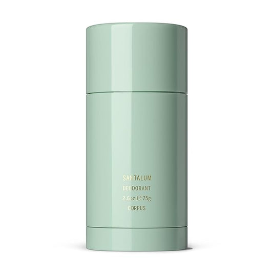 CORPUS - Natural Deodorant Stick For Sensitive Skin | Aluminium + Baking Soda Free | Unisex, Non-Toxic, Made In The USA (Santalum)