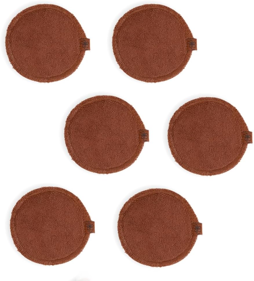 SWEET JULY Skin Reusable Face Rounds - 100% Cotton, Reusable, Toner & Exfoliant, Includes Washable Bag Laundry and Storage, Soft, Absorbent (Pack of 7) - Image 6