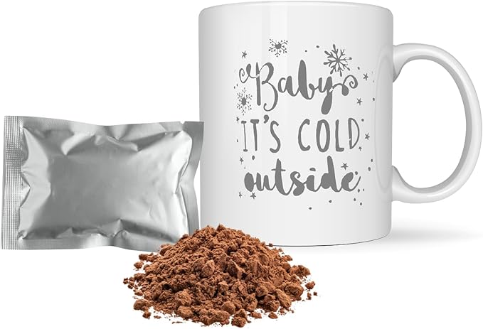 Hot Chocolate Gift Sets - Women Gifts - Hot Cocoa Gift Sets With Mug, Mini Hot Water Bottle |Hot Cocoa Gift Sets With Mug |Cozy Gifts For Women