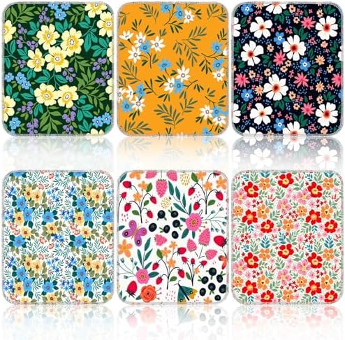Redbaker 6 Pcs 18 Pcs Reusable Paper Towel for Kitchen,Flower Pattern by Redbaker
