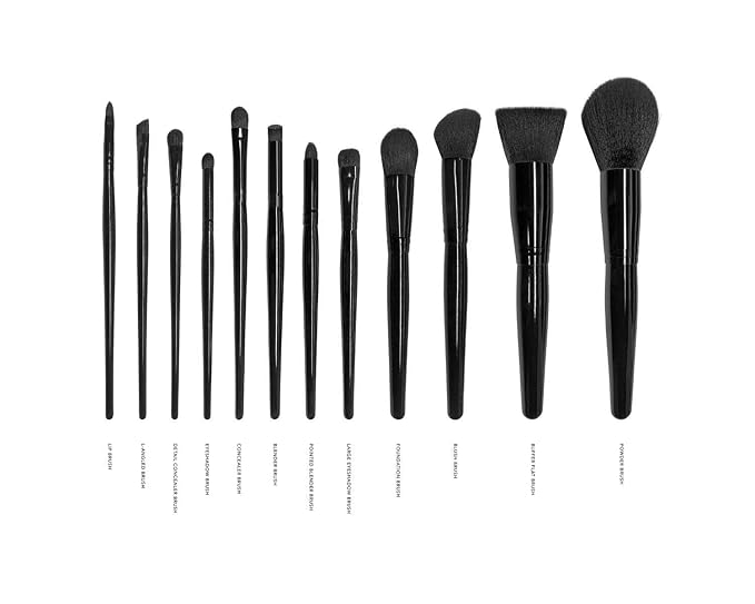 12 Pc. Ultimate Beauty Makeup Brush Set